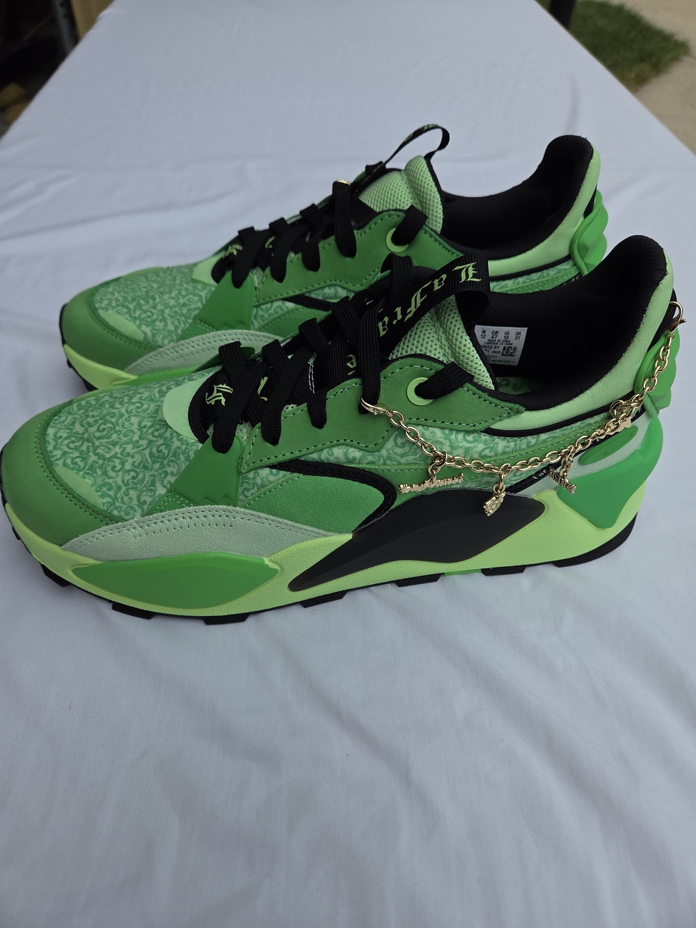 PUMA x LaMelo Ball RS-XL LaFrance Forever Rare Green Sneakers Size 13 NWOB